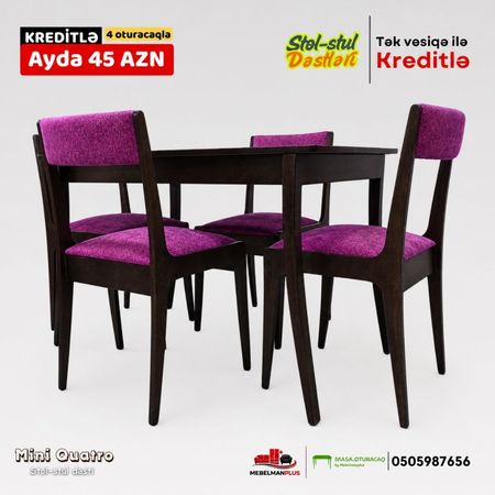 Mətbəx stol stul dəsti Mini Qutaro – Suraxanı r. – ucuztap.az