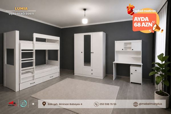 İkimərtəbəli uşaq otağı mebel dəsti – Suraxanı r. – ucuztap.az
