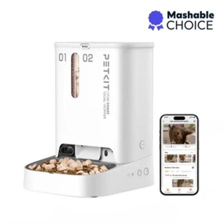 Petkit YUMSHARE Dual-Hopper with Camera Smart Pet Feeder (P591) – Heyvanlar üçün məhsul – ucuztap.az