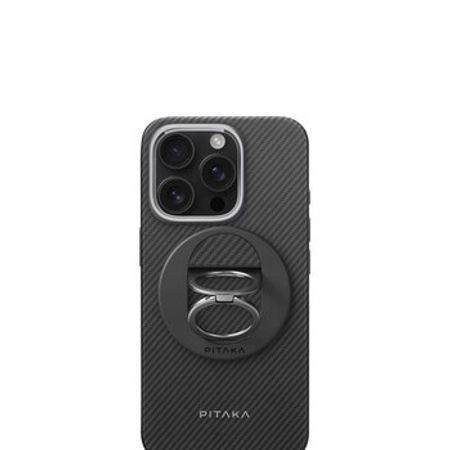 Apple iPhone 16 Pro Max üçün Pitaka Black Military Grade Classic Çexolu (Yüzük Standlı) – Telefonlar – ucuztap.az