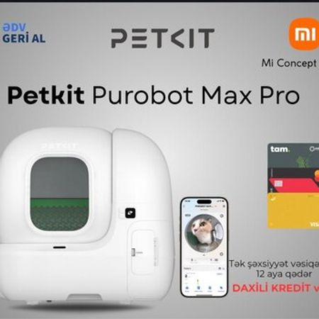 Pişiklər üçün bio-tualet Petkit Purobot Max Pro – Heyvanlar üçün məhsul – ucuztap.az