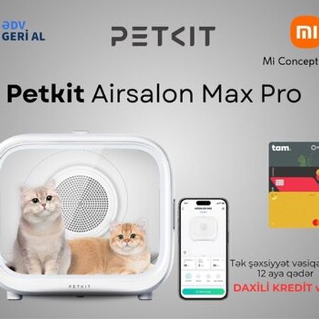 Pişiklər üçün quruducu Petkit Airsalon Max Pro – Heyvanlar üçün məhsul – ucuztap.az