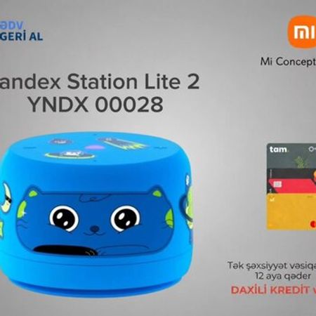 Ağıllı dinamik Yandex Station Lite 2 Blue 0028 – Audio və video – ucuztap.az