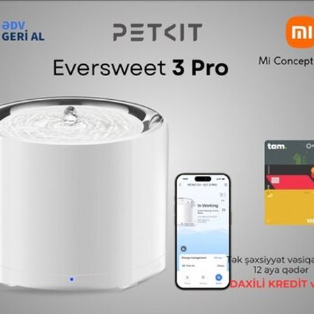 Smart su qabı Petkit Eversweet 3 Pro – Bakı – ucuztap.az