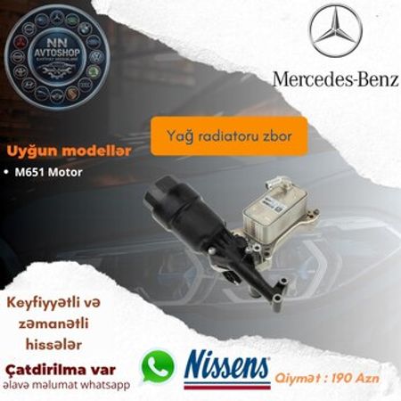 Mercedes-Benz M651 yağ radiatoru – Bakı – ucuztap.az