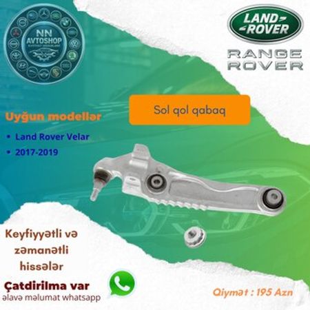 Land Rover Velar qabaq sol qolu – Bakı – ucuztap.az