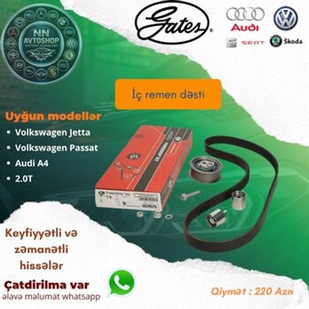 Volksgaen Jetta / Passat iç kəmər dəsti – Bakı – ucuztap.az