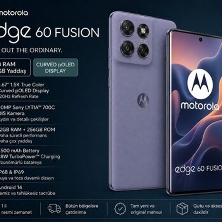 Motorola Edge 60 Fusion Pantone Zephyr 256GB/12GB – Telefonlar – ucuztap.az
