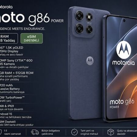 Motorola Moto G86 Power Pantone Spellbound 512GB/8GB – Telefonlar – ucuztap.az