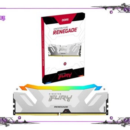 2X16GB DDR5 KINGSTON FURY RENEGADE 8000MHZ RGB White – Masaüstü kompüterlər – ucuztap.az