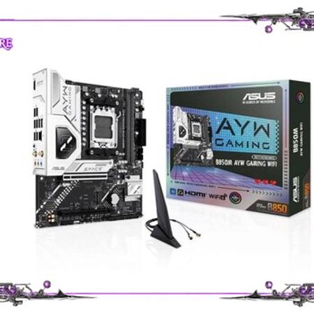 Asus B850M AYW GAMING WIFI AM5 B850 2xDDR5 M.2 HDMI Wi-Fi BT mATX – Masaüstü kompüterlər – ucuztap.az