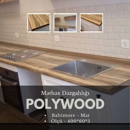 Mətbəx mebeli Polywood – Bakı – ucuztap.az