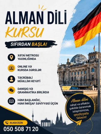 Alman dili sıfırdan – Bakı – ucuztap.az