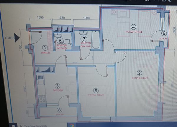 3 Otaqlı mənzil kirayə verilir, 80 m², Yasamal Mida Yasayis Kompleksi, Bakı – Bakı – ucuztap.az
