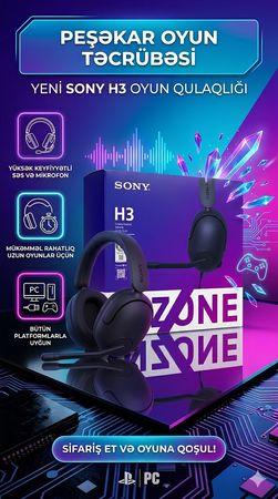 Oyun üçün qulaqlıq Sony – Bakı – ucuztap.az