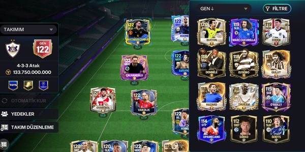 FC mobile 123 gen 121 lvl – Bakı – ucuztap.az