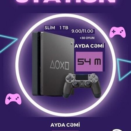 PlayStation 4 Slim 1 TB – Bakı – ucuztap.az