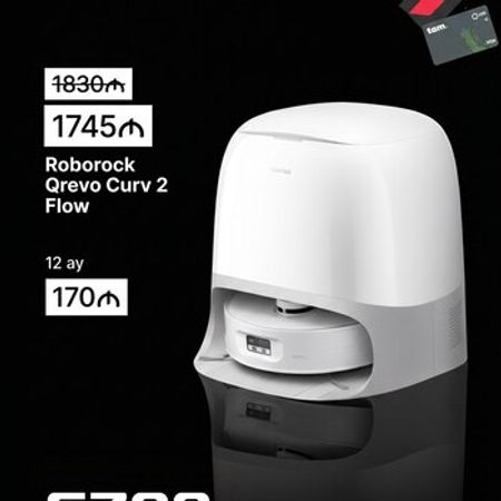 Tozsoran Roborock Qrevo Curv 2 Flow – Bakı – ucuztap.az