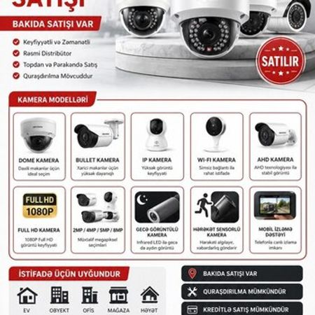 Hikvision kamerası – Bakı – ucuztap.az