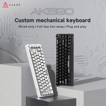 Klaviatura Ajazz AK690 Semi-transparent – Kompüter aksesuarları – ucuztap.az