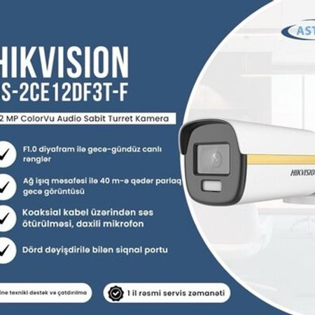 Müşahidə kamerası Hikvision DS-2CE12D3T-F – Bakı – ucuztap.az