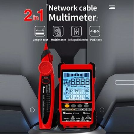 ET618 Rechargeable Adjustable Network Cable Lan Tester – Bakı – ucuztap.az