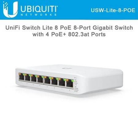 Ubiquiti UniFi Switch 8 port poe(USW-Lite-8-POE (52W)) – Bakı – ucuztap.az