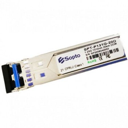SFP Sopto, SPT-P131G-20D model, cüt lifli Transiver SM 20km 1.25G 1310nm – Bakı – ucuztap.az