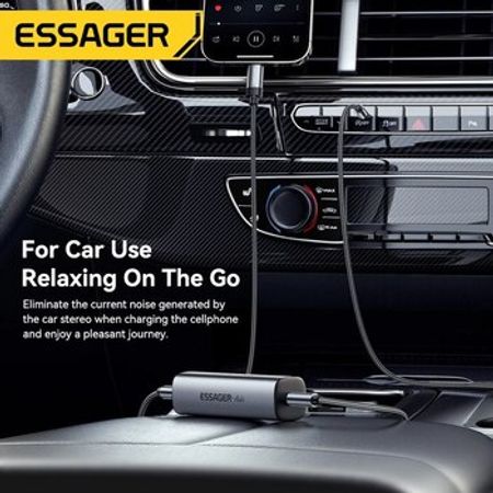 Essager 3.5mm AUX kabel üçün uzadıcı səs-küy izolyatoru – Bakı – ucuztap.az
