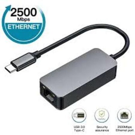 2500Mbps USB 3.0 Ethernet To RJ45 2.5G Wired Adapter Type-C Converter Lan Network Hub – Bakı – ucuztap.az