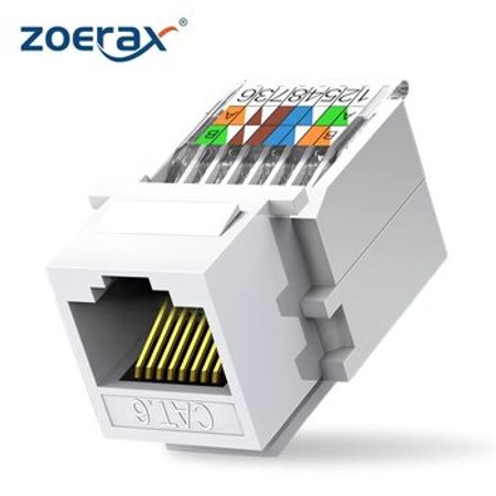 ZoeRax Keystone Jack Connector Adapter (Cat5E Cat6) – Bakı – ucuztap.az