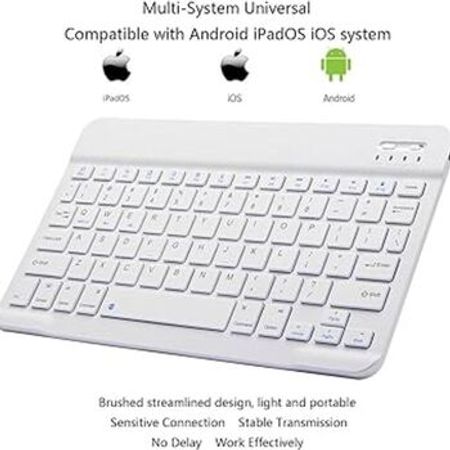 Ultra-Slim Bluetooth Keyboard Portable Mini Wireless Keyboard Rechargeable – Bakı – ucuztap.az