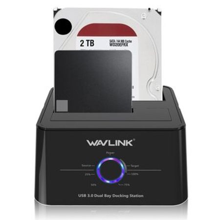 WAVLINK USB 3.0 Dual-Bay docking station – Bakı – ucuztap.az