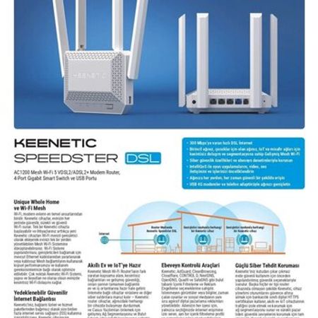 Keenetic Speedster DSL(KN-2113-01) – Bakı – ucuztap.az