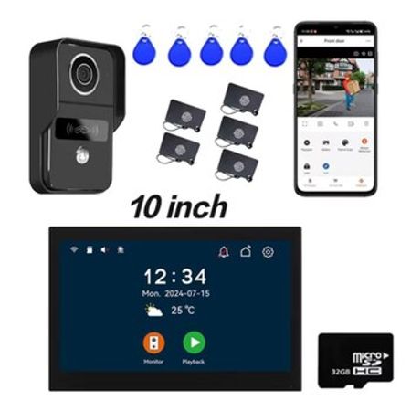 Tuya Smart domofon (Sensor, WiFi, 10 Düym) – Bakı – ucuztap.az