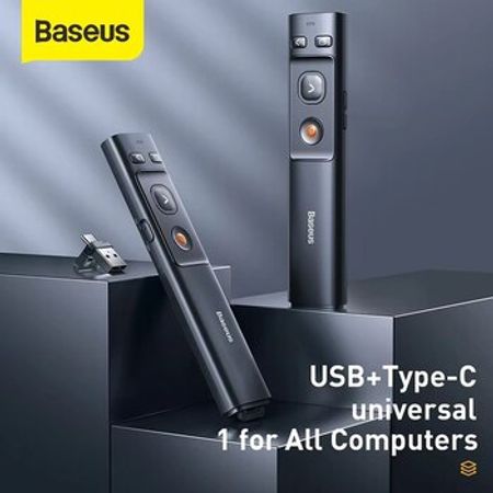 Baseus Wireless Presenter Pen 2.4Ghz USB C Adapter – Audio və video – ucuztap.az