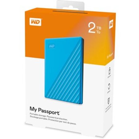 WD 2TB My Passport USB 3.2 Gen 1 External Hard Drive (Sky) – Masaüstü kompüterlər – ucuztap.az