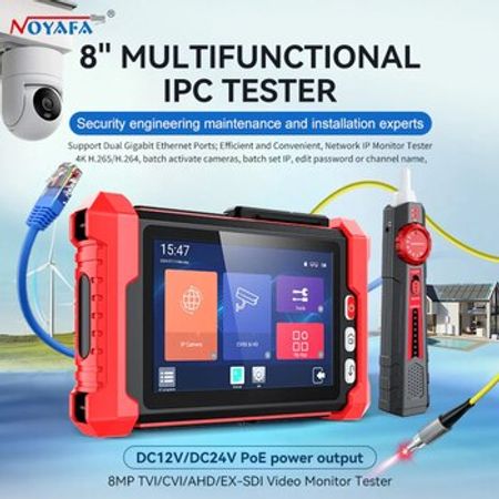 Noyafa NF-IPC728HSO Multifunctional CCTV Tester – 8 Full-HD IPS Display – Bakı – ucuztap.az
