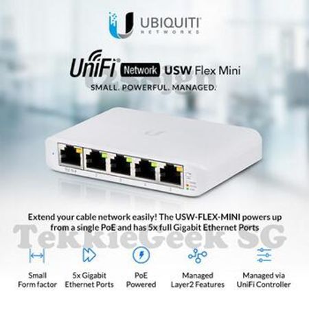 Ubiquiti UniFi Switch Flex Mini (USW-Flex-Mini) – Şəbəkə avadanlıqları – ucuztap.az