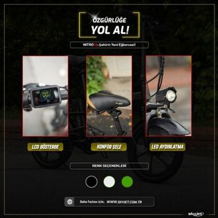 Elektrik velosiped Sky Jet Nitro PRO – Bakı – ucuztap.az