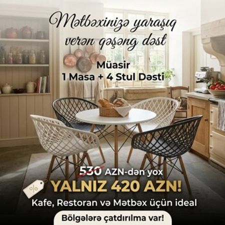 Masa və oturacaqlar – Masalar və oturacaqlar – ucuztap.az