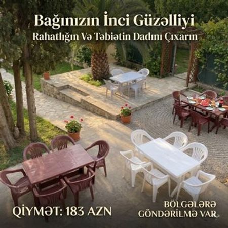 Masa və oturacaqlar – Masalar və oturacaqlar – ucuztap.az