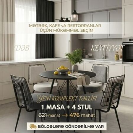Masa və oturacaqlar – Masalar və oturacaqlar – ucuztap.az