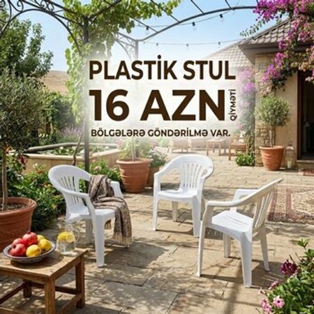 Plastik oturacaqlar – Masalar və oturacaqlar – ucuztap.az
