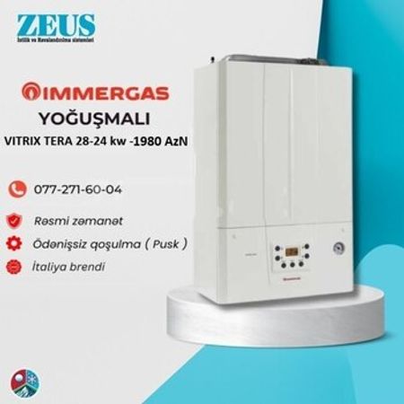 Kombi Yoğuşmalı Immergas Tera 28-24 kw – Bakı – ucuztap.az