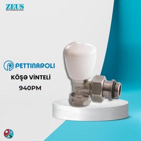 Radiator künc ventil Pettinaroli – Bakı – ucuztap.az