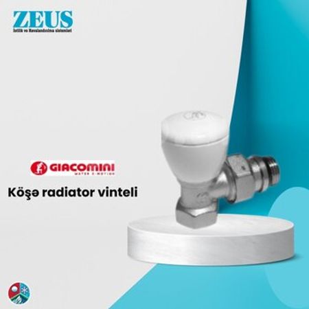 Radiator ventili köşə Giacomini – Bakı – ucuztap.az