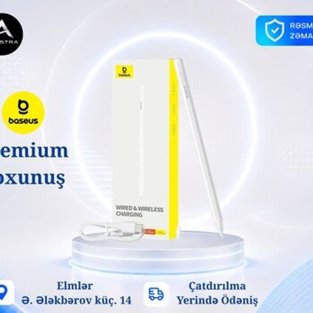 Baseus Smooth Writing 2 Dual Charging Stylus | iPad Stylus Pen – Bakı – ucuztap.az