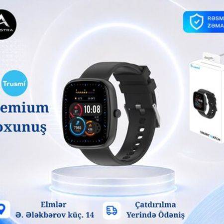 TRUSMI WH01-011 Sport Smart Watch | Bluetooth Smart Saat – Bakı – ucuztap.az