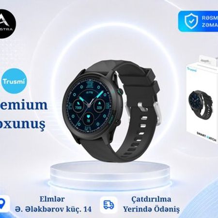 TRUSMI WH02-011 Sport Smart Watch | Bluetooth Smart Saat – Bakı – ucuztap.az